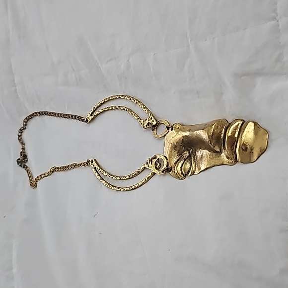 Vintage half face necklace - Picture 1 of 4